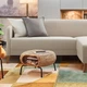 Диван 3-місний IKEA LINANAS з шезлонгом Vissle бежевий (305.122.35) - зображення 2