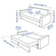 Диван 3-місний розкладний IKEA FRIHETEN Skiftebo синій (604.315.63) - изображение 9