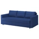 Диван 3-місний розкладний IKEA FRIHETEN Skiftebo синій (604.315.63) - изображение 1