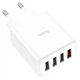 Зарядное устройство с быстрой зарядкой HOCO C102A |4USB| Белый - изображение 3
