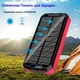 УМБ з сонячною панеллю VHG DN49 30000 mAh Wireless Solar Power Charger Red - изображение 4