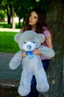 Ведмедик плюшевий BigBears 100 см. Сірий - зображення 1