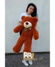 Ведмедик плюшевий BigBears 100 см. Коричневий - зображення 2