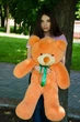Ведмедик плюшевий BigBears 100 см. Рудий - зображення 1