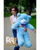 Мишка плюшевый BigBears 120 см. Голубой - изображение 3