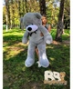 Мишка плюшевый BigBears 200 см. Серый - изображение 1