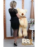 Мишка плюшевый BigBears 120 см. Персик - изображение 3