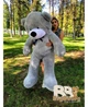 Мишка плюшевый BigBears 180 см. Серый - изображение 5
