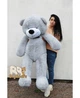 Ведмедик плюшевий BigBears 140 см. Сірий - зображення 1
