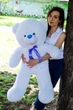 Мишка плюшевый BigBears 110 см. Белый - изображение 1