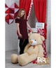 Мишка плюшевый BigBears 180 см. Медовый - изображение 3