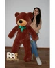 Ведмедик плюшевий BigBears 140 см. Коричневий (КІ-49-1122) - зображення 2