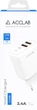 Сетевое зарядное устройство AccLab AL-TC224 2 USB 2.4A White (1283126538834) - изображение 2