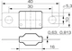 Предохранитель плавкий MIDI VAL 175A (MTA 0708175), 12-48V, Beige - изображение 2