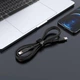 Кабель ACEFAST C2-01 Type-C to iP 3A, 20W, 1.2m silicone, zinc connectors, Black - изображение 3