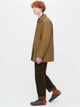 Пальто мужское Uniqlo 718783134 M Коричневое (1159772949) - изображение 9