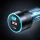 Автомобильное зарядное устройство Choetech 130W 2xUSB-C + USB-A Power Delivery QuickCharge 3.0 черный (TC0011) - изображение 7