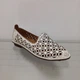 Балетки кожаные в дырочку Anna Lucci 101-1 39 белые - изображение 2