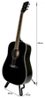 Акустична гітара Ibanez PF15 BK - зображення 3