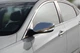 Hyundai Elantra 2011-2015 Накладки на зеркала без повторителя (2 шт, нержавеющая сталь) - изображение 1