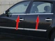 Молдинги окон для Volkswagen Passat B5 1997-2005, 4 шт, нержавеющая сталь - изображение 3