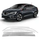 Renault Megane IV (2016-2025) - Окантовка стекол из нержавеющей стали Carmos - 12 шт. - изображение 1