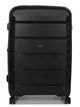 Чемодан большой L полипропилен Airtex 646 119л 79,5×52×30см Черный - изображение 3