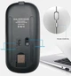 Бездротова миша bluetooth + USB чорна - зображення 4