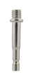 Адаптер на микрофонный держатель Manchez GX-09 Female металлический с резьбой 3/8 Silver (3_01837) - изображение 1