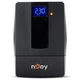 ИБП NJOY Horus Plus 600 (PWUP-LI060H1-AZ01B) Lin.int., AVR, 2 x евро, USB, LCD, пластик - изображение 1
