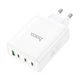 Сетевое зарядное устройство Hoco N31 Leader PD100W four-port (USB + 3USB-C) fast charger White - изображение 2