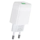 Сетевое зарядное устройство Hoco C72Q Glorious single port QC3.0 charger White - изображение 3