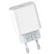 Сетевое зарядное устройство Hoco C76A Plus Speed source PD20W charger White - изображение 3