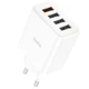 Сетевое зарядное устройство Hoco C102A Fuerza QC3.0 four-port charger White - изображение 1