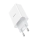 Сетевое зарядное устройство Hoco C99A PD20W+QC3.0 three-port (USB + 2USB-C) charger White - изображение 5