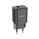 Сетевое зарядное устройство Hoco N28 Founder PD20W+QC3.0 charger Black - изображение 1