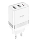 Мережевий зарядний пристрій Hoco N21 Pro Tourer PD30W (2A1C) charger White - зображення 1