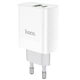 Мережевий зарядний пристрій Hoco C80A Rapido PD20W+QC3.0 charger White - зображення 1
