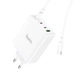 Сетевое зарядное устройство Hoco N31 Leader PD100W four-port (USB + 3USB-C) fast charger set (Type-C to Type-C cable) White - изображение 3