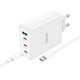 Сетевое зарядное устройство Hoco N31 Leader PD100W four-port (USB + 3USB-C) fast charger set (Type-C to Type-C cable) White - изображение 4