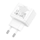 Сетевое зарядное устройство Hoco N29 Triumph PD35W dual port (2USB-C) charger White - изображение 4