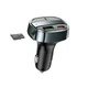 Адаптер автомобильный HOCO car BT FM transmitter E70 2USB/Type-C PD/QC 30W/3A black - изображение 4