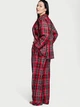 Піжама фланель Victoria's Secret 817-384-5 L Червоний/Зелений/Рожевий - зображення 2