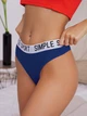 Трусики-танга ISSA PLUS BL2-507 M Синие (issa2007682261871) - изображение 1