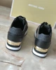 Кроссовки Michael Kors Maddy Mixed-Media Trainer черные 38.5 (8) 25 см (49F1MAFS1B) - изображение 4
