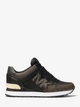 Кроссовки Michael Kors Maddy Mixed-Media Trainer черные 38.5 (8) 25 см (49F1MAFS1B) - изображение 6