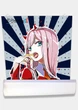 Поп-Арт плакат Аниме постер Let's Play 002 Ноль Два / Zero Two Darling in the Franxx Anime 5 Высота 90 см Ширина 61 см - изображение 3