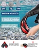 Спортивные ласты для плаванья VelaSport Shark (32/36) регулируемые для дайвинга, снорклинга, бассейна, подводной охоты Длина 35см. с Открытой пяткой Детские и взрослые Красные - изображение 8