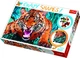 Пазлі Trefl Crazy Shapes Один на один з тигром 600 елементів (11110) - зображення 1