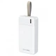 Зовнішній акумулятор REMAX Pure Series PD20W+QC18W Multi-compatible Fast Charging Power Bank 30000Mah RPP-289 White (RPP-289 White) - изображение 1